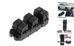 Front Left Driver Side Power Window Switch for Lexus NX300 2018-2021 Window