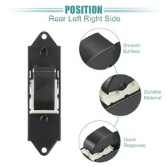 Rear Left Right Side Power Window Switch Window Control Switch Fit for