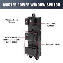Power Window Switch for Nissan Versa 07-09 Front Left Driver 25401-ED500