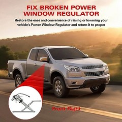 741-015 Car Power Window Regulator with Front Right 2004-2012 Chevy Colorado