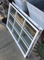Vinyl Double 9 Pane Window 38” x 24”
