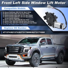 Rear Left Driver Side Power Window Lift Motor for Nissan Titan Pickup 2004