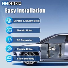 Front Right Passenger Side Power Window Regulator with Motor (2 Pins)