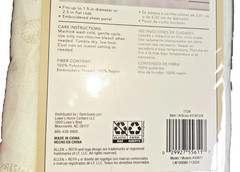 Allen Roth | Meera | Sheer | Ivory | 52x84in | 2 pc set #1242318 new in pkg