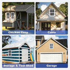 Large 24″x36″ Shed Windows 2-Pack with Tempered Glass & Metal Screen