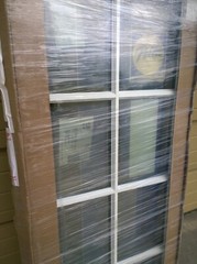 NEW: Nice Wood Home CASEMENT WINDOW w/ Aluminum Cladding & Grids 23×51