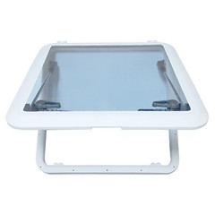 ISURE Boat Porthole UV Resistant Waterproof Push Out Square Deck Hatch Window