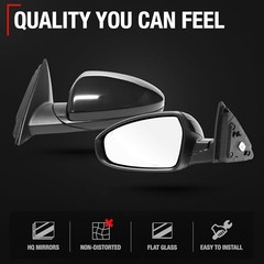 Replacement – Compatible with 2019-2024 Kia Forte – Powered Driver Side Mirror
