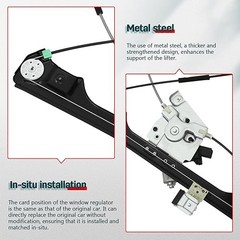 Power Window Regulator with Motor 751-966 Fits Cadillac SRX 2010-2015