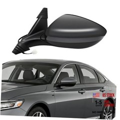 Driver Power Side Mirror Assembly Compatible with Accord LX Sport 1.5T Left