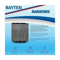 Rayten Aluminum Radiator Compatible with Cadillac Escalade 6.0 V8 2002-2006, …