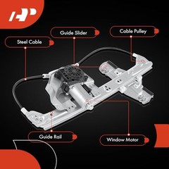 Power Window Regulator with Motor Compatible with Cadillac Rear Passenger (RH)