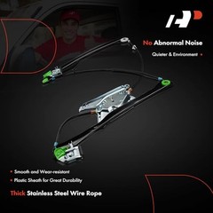 Power Window Regulator without Motor Compatible with Audi Front Passenger(RH)
