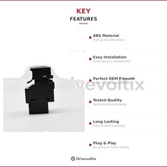 Rear Right/Left Side Power Window Switch – Compatible with Passenger/Rear Side