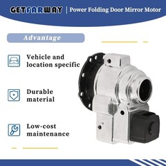 Power Folding Door Mirror Motor 20756891 GM0817558 Compatible with Chevrolet