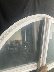 2 Arched Top Fixed Windows 36” W X 71-3/4” H See Notes