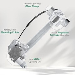 Power Window Regulator with 2-Pin Motor Assembly for Buick Rear Passenger Side
