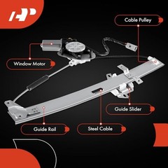 Power Window Regulator Replacement for Honda Fit 2007 2008 Front Driver Side