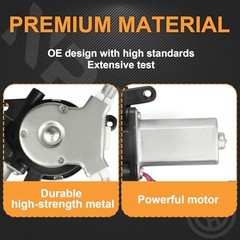 Power Window Regulator with Motor Replacement for (Coupe 2 Front Passenger Side