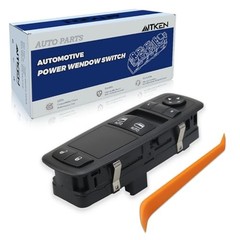 Driver Power Window Switch w/o Power 2 Door, without Power Mirror Folding