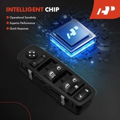 Front Left Driver Side Power Window Switch, with Auto Up & Down | Compatible