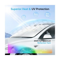 KUST Windshield Sun Shade for 2011–2016 Hyundai Elantra Window Accessories