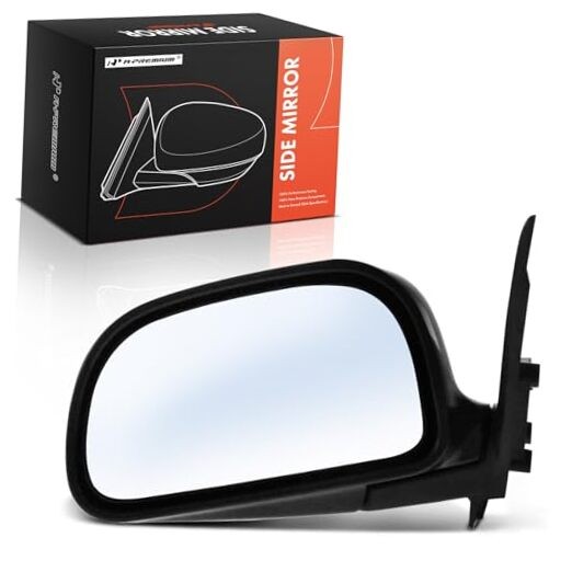 Driver Side Manual Door Mirror – Compatible with Mitsubishi Mirage 1997 1998