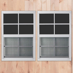 24″ X 36″ Shed Windows 2 Pack,Small Windows with Tempered Glass – Flush Mount |