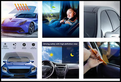 Tinted Film for Car Window 50×300 / 50×600 High Quality 1/5/15/25/35/50/70