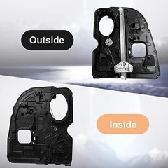 Rear Right Window Regulator Compatible with Dodge Ram 2009-2020 Passenger Side