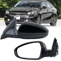 Left Driver Side Mirror Compatible with 2019 2020 2021 2022 2023 L-3 Pins black