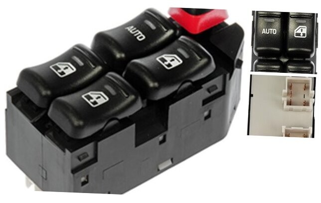 901-022 Driver Window Switch 5-Button for Malibu 97-03 Classic 04-05