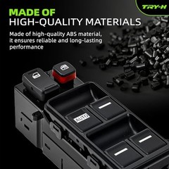 35750-SDA-H12 Master Power Window Switch Compatible with 2003-2007 Honda