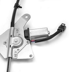Right Passenger Side Electric Power Window Regulator with 2-Pin Plug Motor