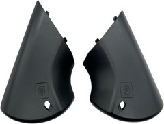 Pair Rear View Mirror Cover Base Bottom Lower Cover Lid Cap Shell (Driver and Pa