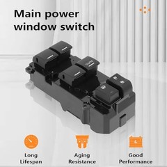 Master Power Window Switch Fits Civic 2014 2015 L4 1.8L Sedan, HF, LX, Driver