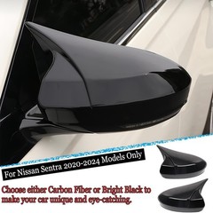 2PCS New Sports Rear Mirror Cover Caps for Nissan sentra 2020-2025/Altima Sedan