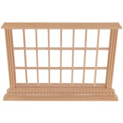 Mini Wood Window Frame for Dollhouse 112 Scale Durable Wooden Miniature Decor