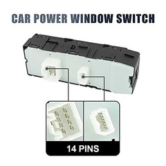 Jeep Master Driver Side Power Window Switch 04602781AA Replacement