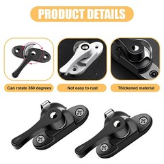 1PCS Accessories Sliding Doors Safety Lock Crescent Lock Window Lock Door Lock