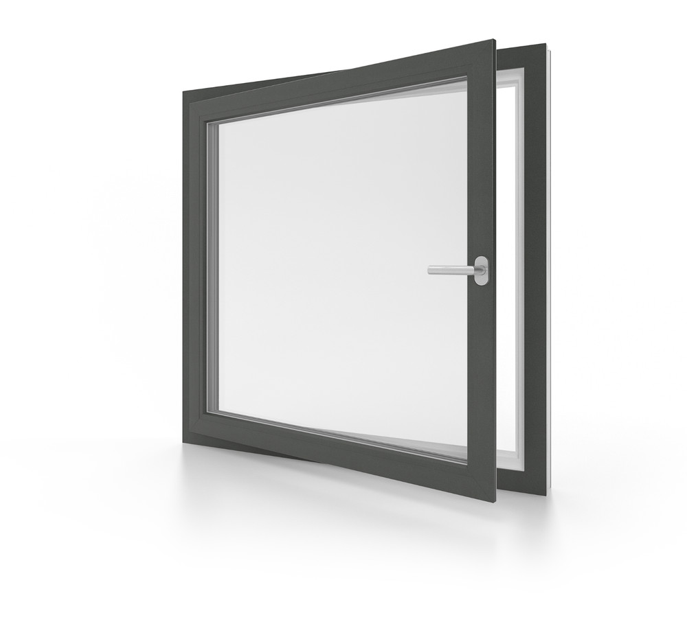 Elite Avora 28″ x 72″ Tilt and Turn Black Exterior and White Interior