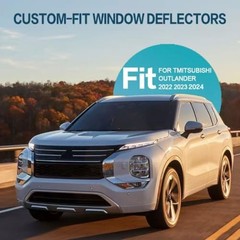 Tape-on Window Visor Compatible with Mitsubishi 2022-2023 Mitsubishi Outlander