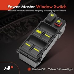 Master Power Window Switch Compatible with Honda Accord 2003-2004, Front Left