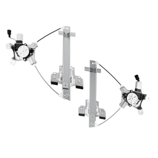 Rear Left Driver & Right Passenger Side Window Regulator w/Motor (2 741-390/391