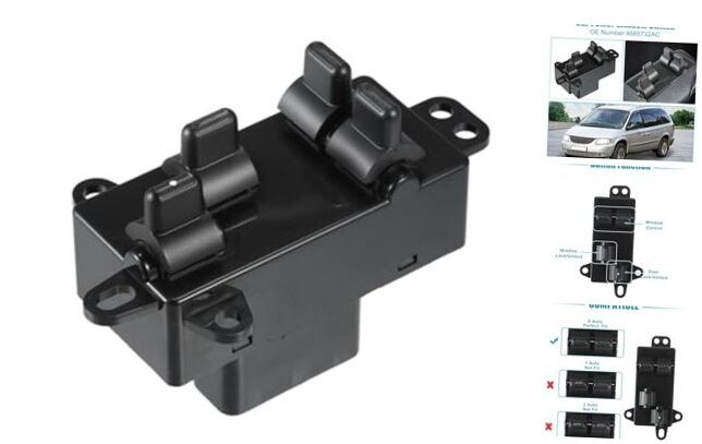 Front Left Driver Side Power Window Switch Window Control Switch Fit for