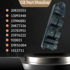 20835553 Driver Side Power Master Control Window & Door & Mirror Lock