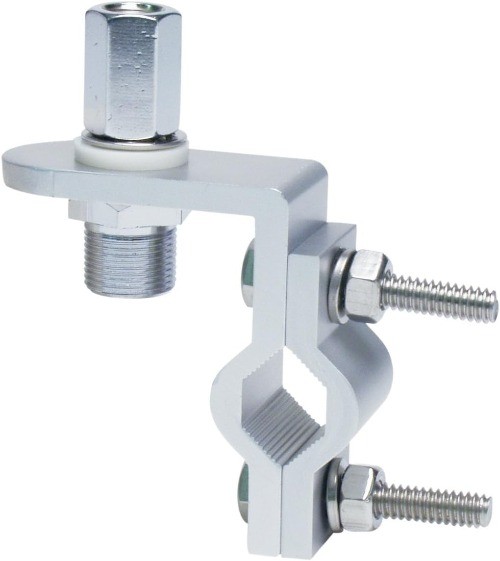 Thin Double Groove Mirror Mount with SO-239 Stud Connector