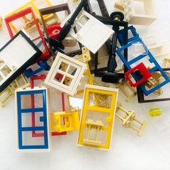 82 Piece Windows & Doors & Fences Sets Building Block Toy Compatible Major