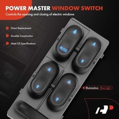 Master Power Window Switch Compatible with Ford F250/F350/F550 Super Duty