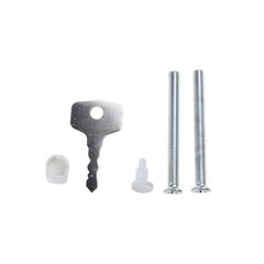 UPVC White Universal Espag Window Handle for Key Locking For Double Glazing